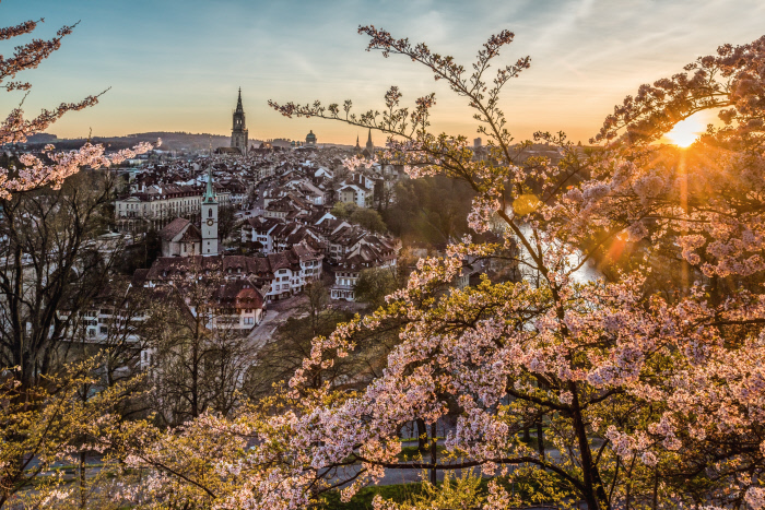 Capital of Switzerland: views of Bern's old town